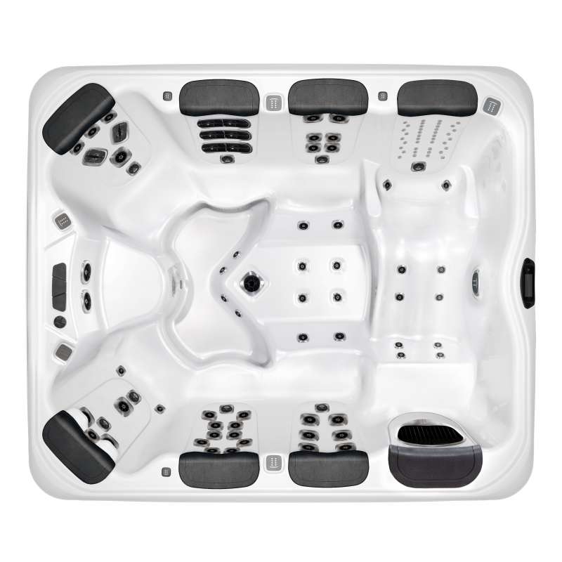 Villeroy & Boch Whirlpool A9L Fitness Edition Snow Timber Ash Grey für 8 Personen