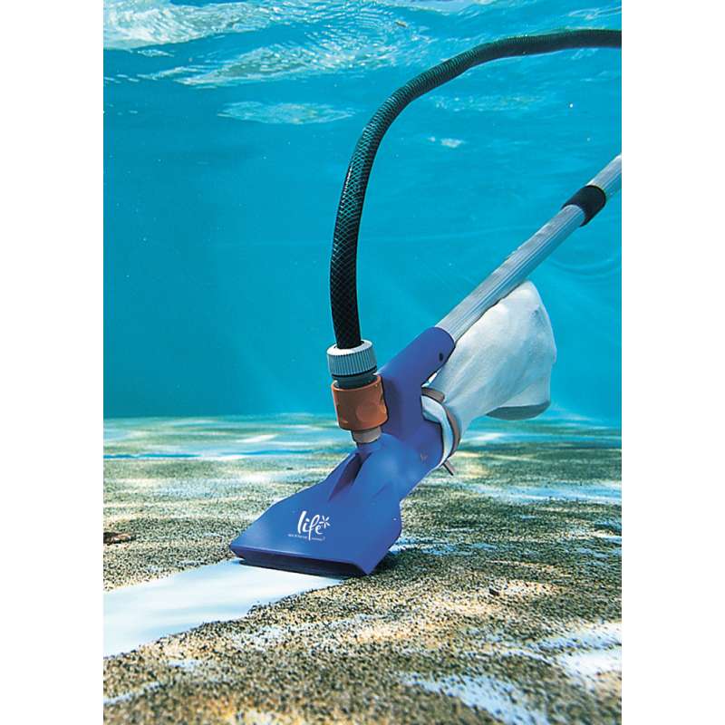 Life Supa-Vac Underwater Vacuum Sauger inkl. Teleskopstange für Whirlpools Pools Bodensauger Poolsau