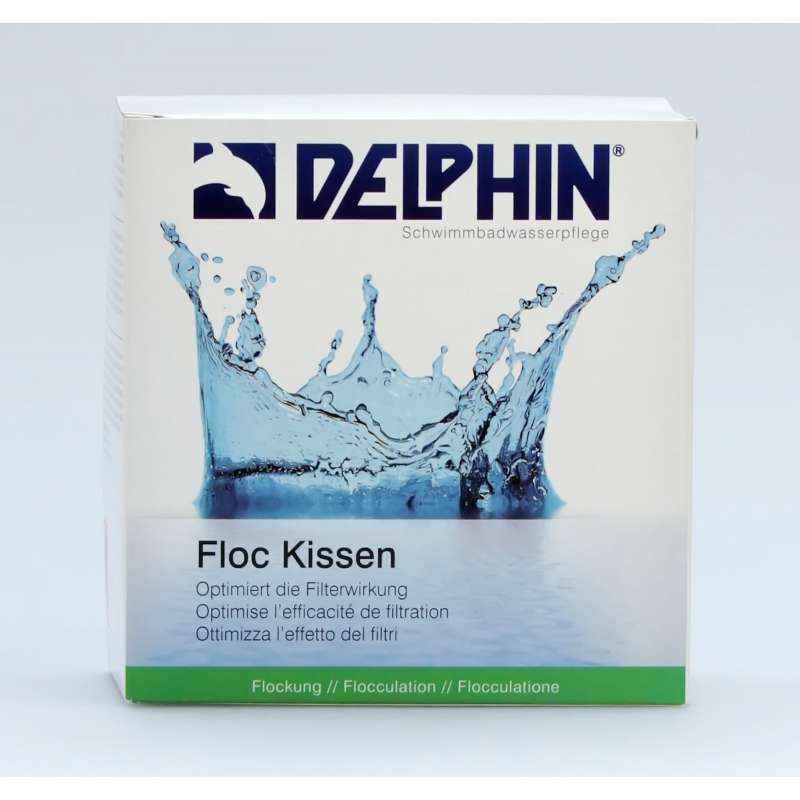 Delphin Floc Kissen 3er Packung Flockungsmittel Schwimmbad Poolpflege 31836000