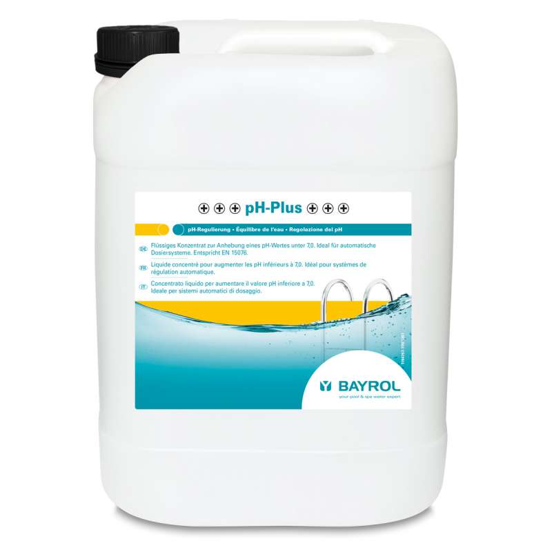 Bayrol pH Plus flüssig 25 kg zur pH Wert Erhöhung Schwimmbadpflege 1194766