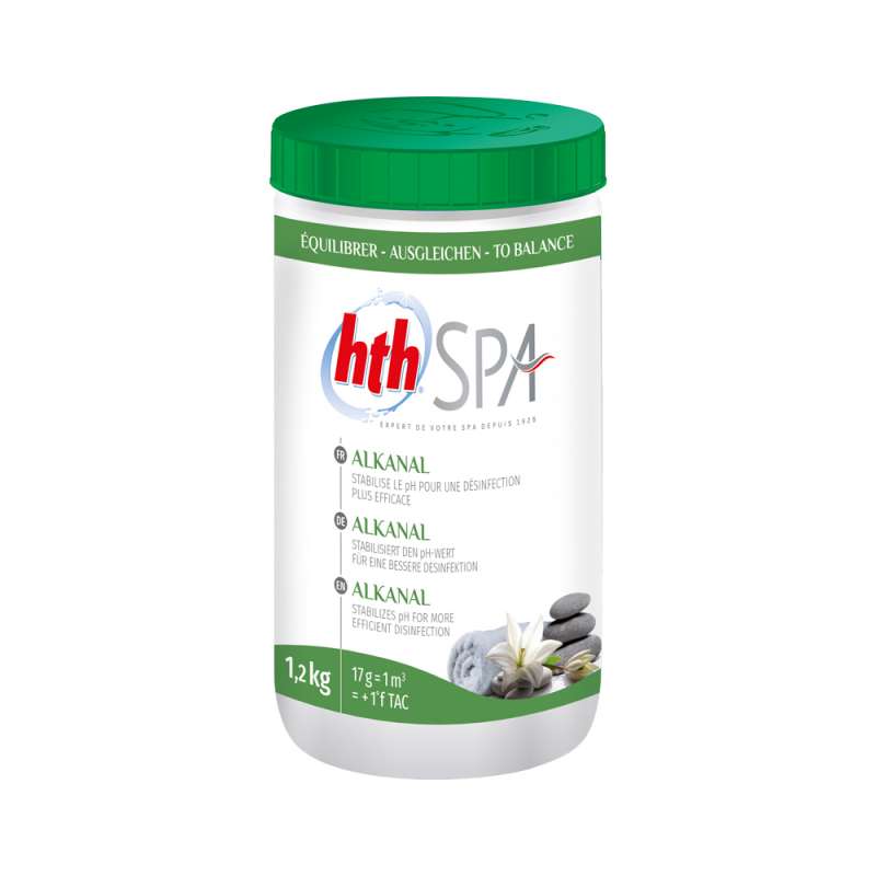 hth Spa Alkanal / Alkalinity Increaser 1,2 Kg pH Stabilisator erhöht die Alkalität (TAC)