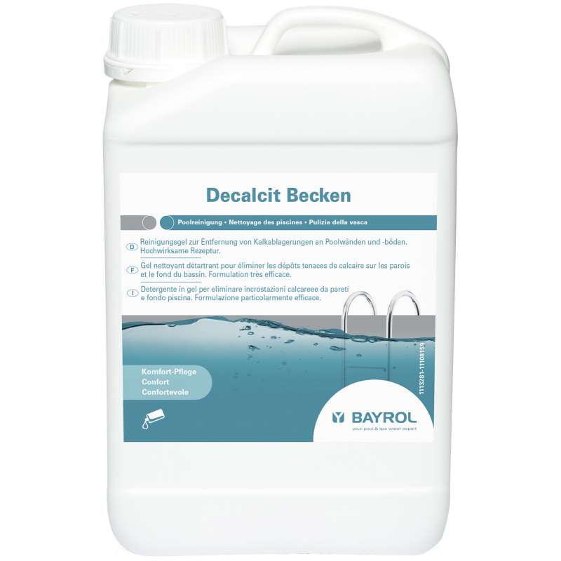 Bayrol Decalcit Becken 3 L Grundreinigung Schwimmbadreiniger Poolpflege 1113281