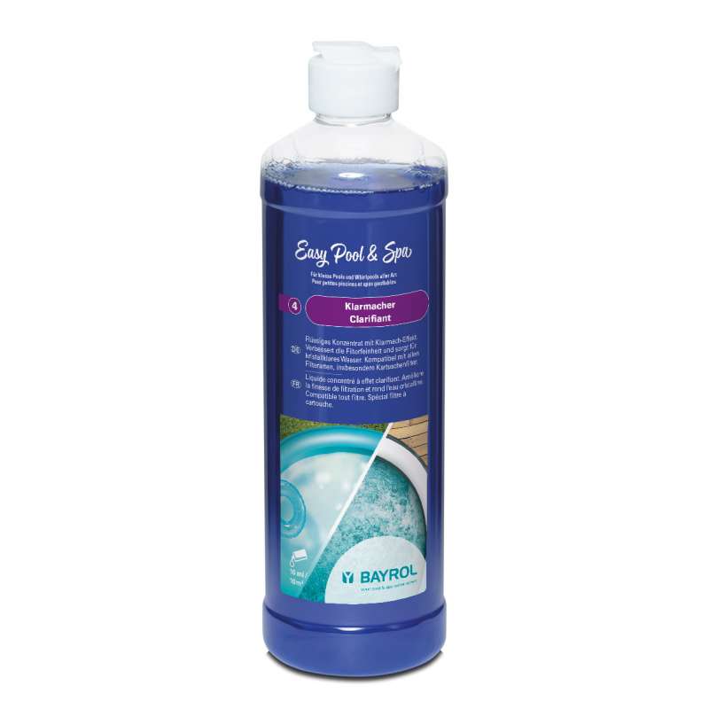 Bayrol Easy Pool & Spa Klarmacher 0,5 L Trübungsentferner Klareffekt für kristallklares Wasser