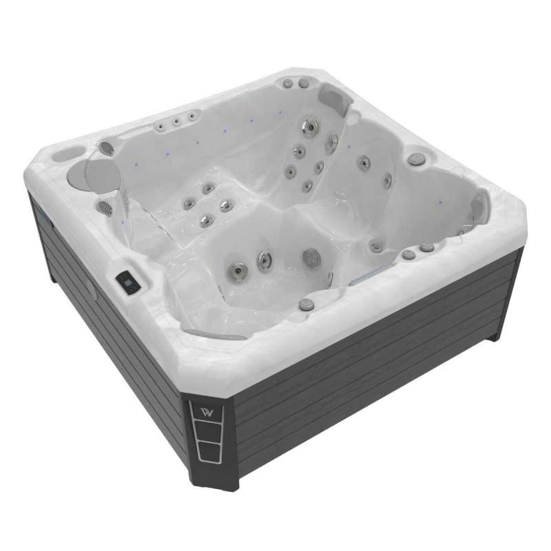 Wellis Malaga Life Whirlpool Außenwhirlpool 218x218x90cm für 6 Personen inkl. Thermocover